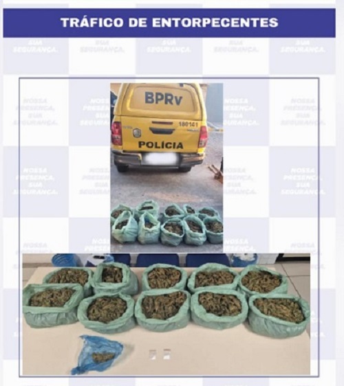 Polícia Militar prende três homens e apreende 11kg de maconha em Arcoverde