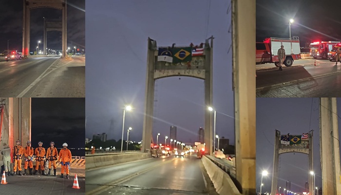 Bombeiros de Juazeiro e Petrolina comemoram 70 anos da Ponte Presidente Dutra 