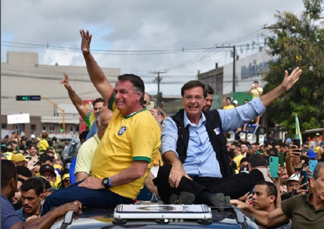 Justiça Eleitoral proíbe carreata de Bolsonaro com Gilson Machado no Recife