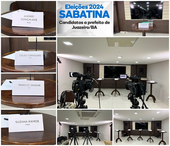 Tudo pronto e afinado para o primeiro grande debate das eleições municipais em Juazeiro, nesta tarde