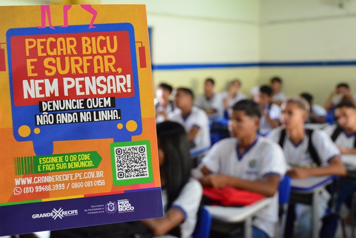 "Pegar Bigu e Surfar, nem pensar" é tema de campanha