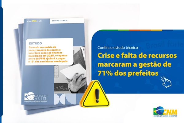 Ao contrário de Juazeiro, Pesquisa mostra que 80,9% dos prefeitos afirmam que vão encerrar o fim de mandato com as contas em dia