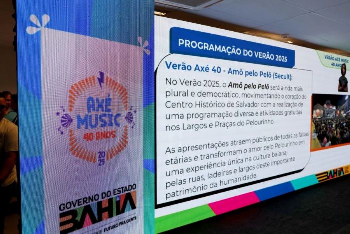 Governo da Bahia lança “Verão Axé 40” para fortalecer cultura e arte