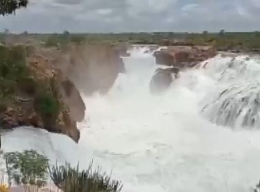 Paulo Afonso: Cachoeiras atingem maior volume em 12 anos após cheia do São Francisco