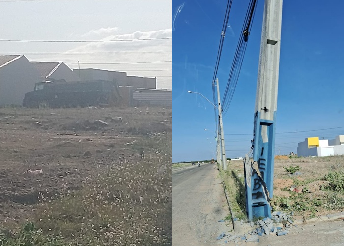 Moradores do Loteamento Nova Juazeiro denunciam perturbação sonora causada pelo barulho das obras fora do horário comercial 