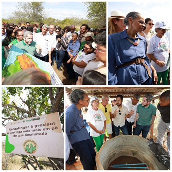 Missão climática pela Caatinga acontece em Juazeiro com presença de governador do estado e ministra do Meio Ambiente