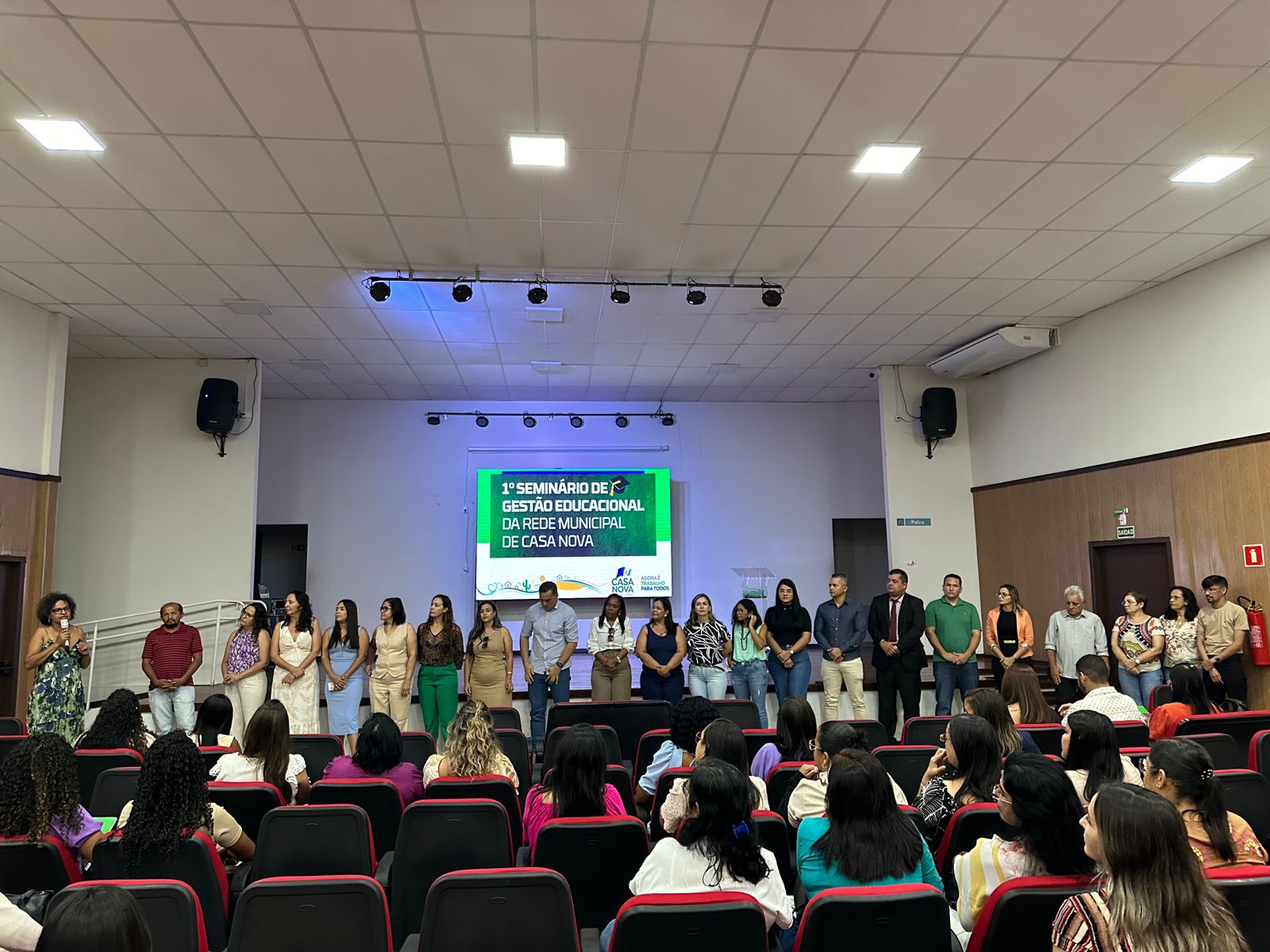 Prefeitura de Casa Nova realiza 1º Seminário de Gestão da Aprendizagem para fortalecer a educação municipal