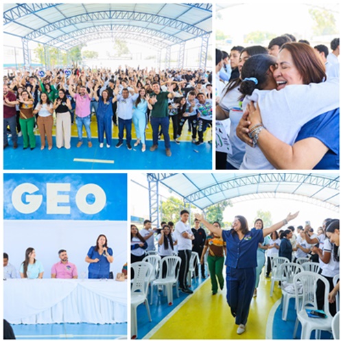 Suzana é Recebida com Euforia pelos Alunos do Colégio Geo no Projeto "Geo Nas Eleições"   