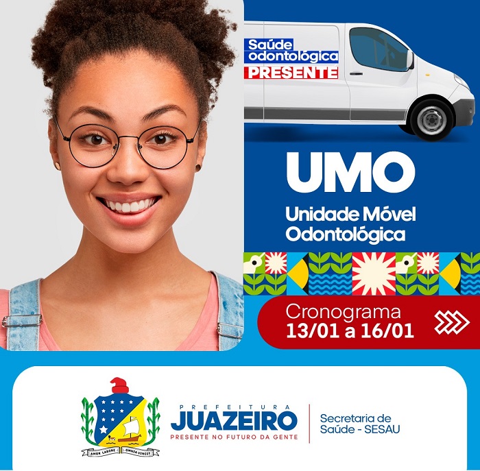 Unidade Móvel Odontológica de Juazeiro inicia, na segunda-feira (13), atendimentos em bairros da cidade