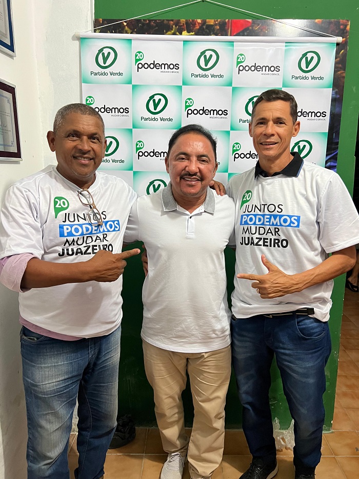 Partido PODEMOS declara apoio à pré-candidatura de Roberto Carlos a prefeito de Juazeiro