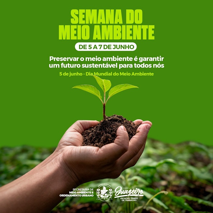 Prefeitura de Juazeiro realizará ações durante a Semana do Meio Ambiente