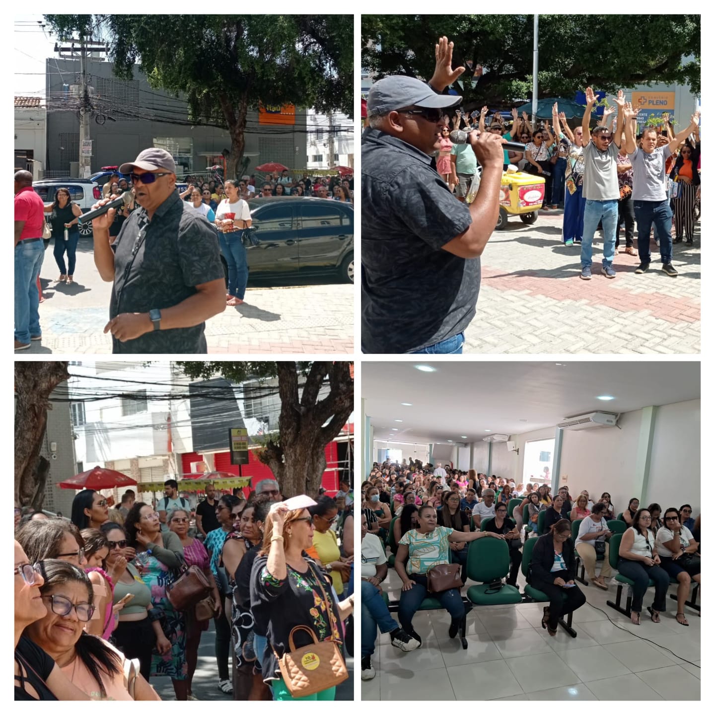 APLB Sindicato em Juazeiro realiza assembleia, caminhada e trabalhadores em educação paralisam atividades por mais 48h