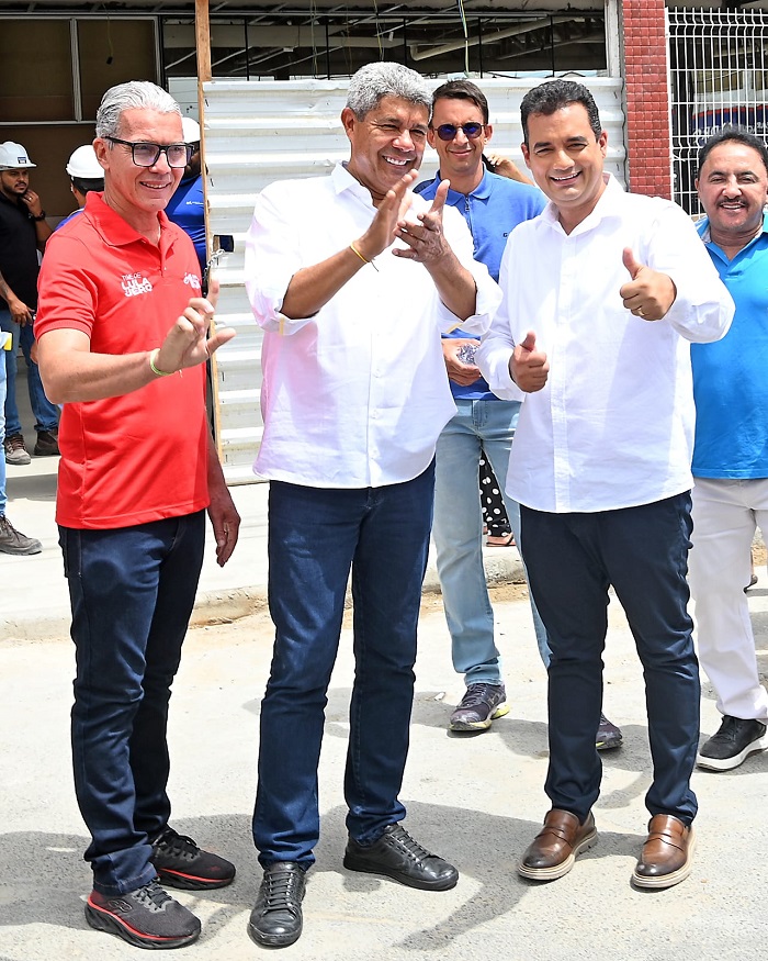 Governador Jerônimo visita obras do Hospital Regional e reafirma compromisso com Andrei para melhorar a saúde de Juazeiro