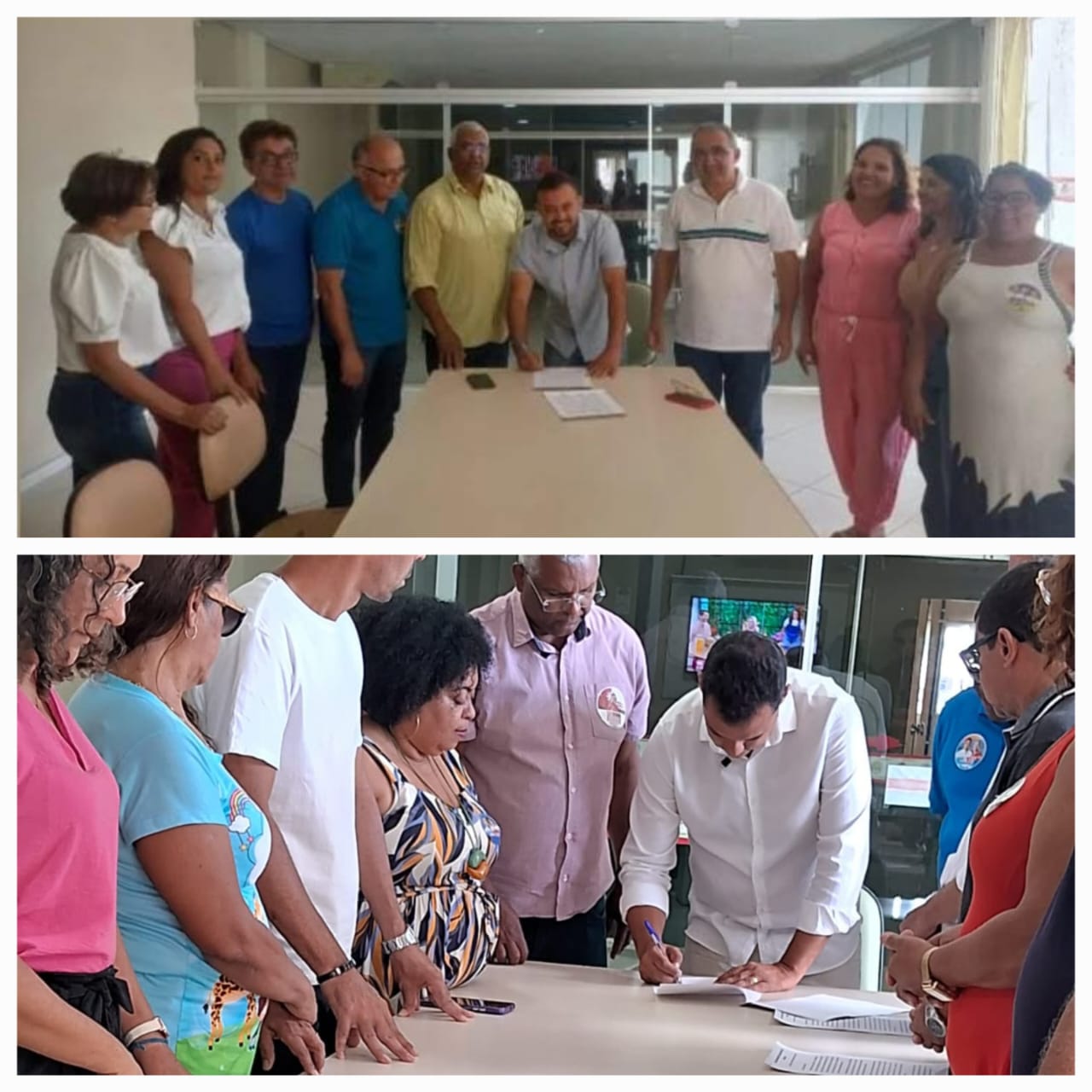 APLB Sindicato em Juazeiro conclui assinaturas dos candidatos a prefeito do município sem a participação de Suzana Ramos