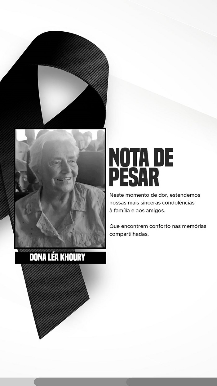 Prefeito eleito Andrei Gonçalves lamenta o falecimento de Dona Léa  Khoury 