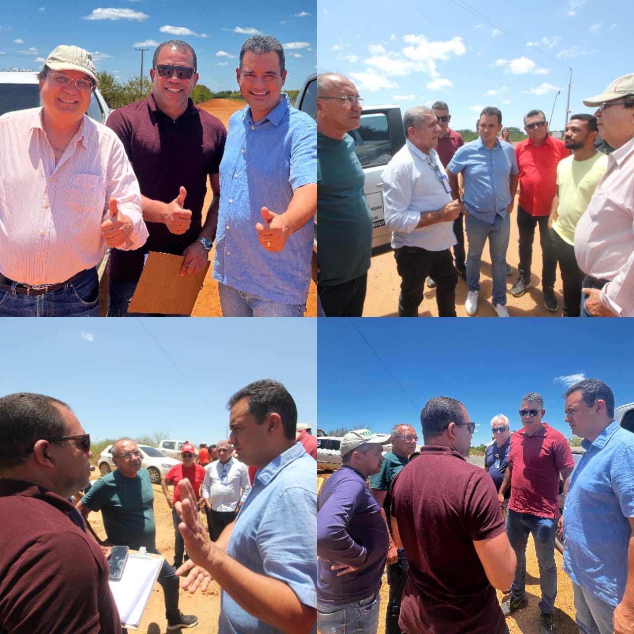 Andrei realiza junto a equipe técnica da Seinfra o mapeamento das estradas e planeja novos trechos para a zona rural de Juazeiro