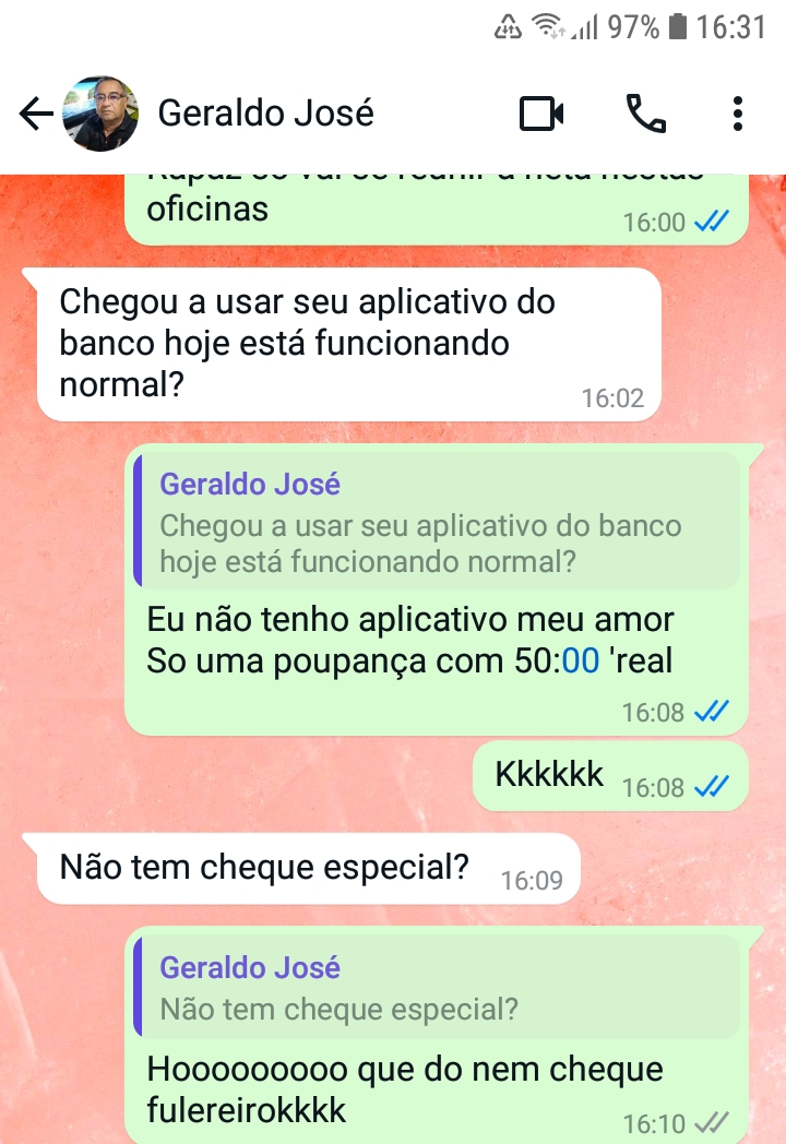 Whatsapp do radialista Geraldo José foi hackeado; não deposite valor algum. É golpe