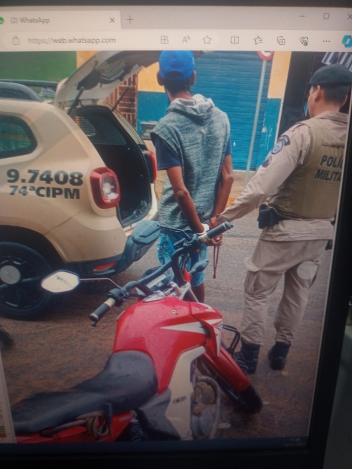 Com o auxílio do sistema de reconhecimento facial da SSP-BA, CICOM/Juazeiro e 74ª CIPM capturam em Juazeiro foragido da justiça. 