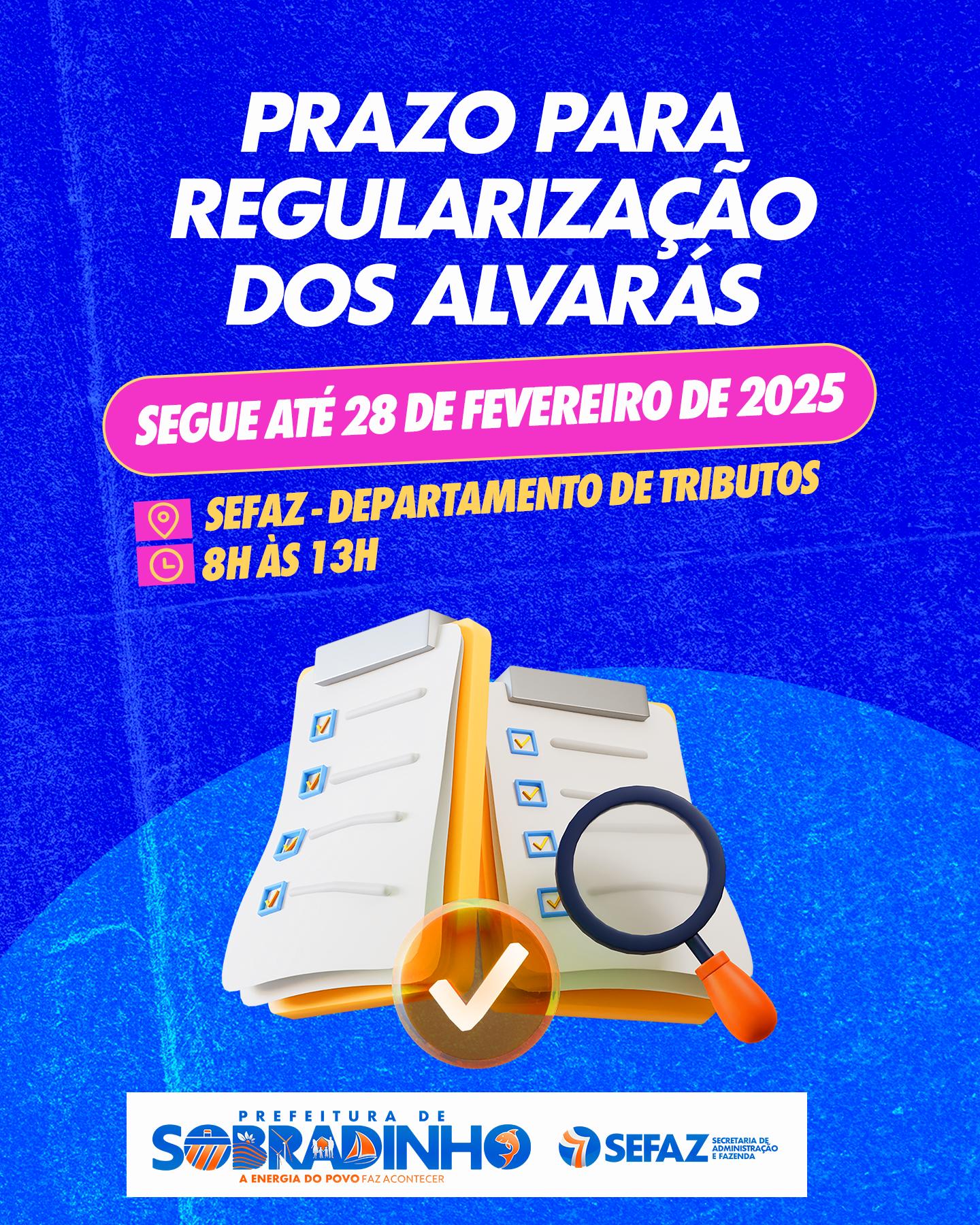 Sobradinho: Prazo para regularização dos Alvarás de Funcionamento de 2025 termina em 28 de fevereiro