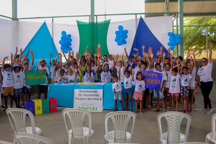 Prefeitura de Juazeiro leva gincana sobre educação ambiental e movimenta crianças e adolescentes dos Residenciais Dr Humberto Pereira