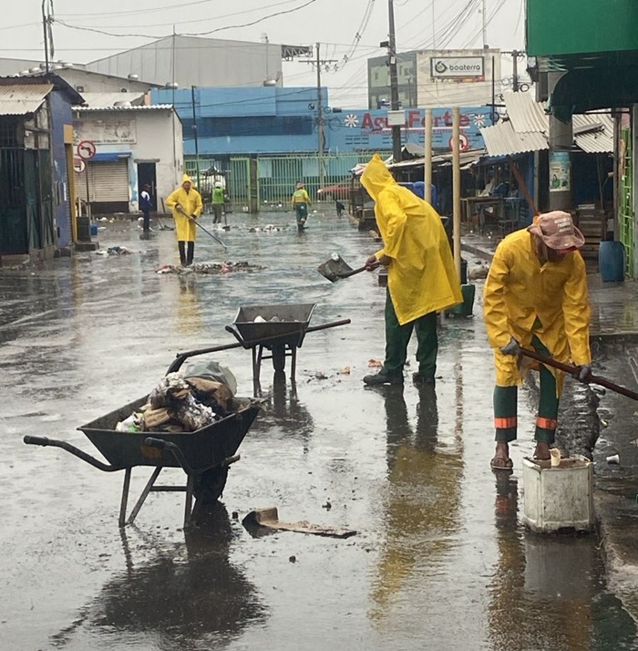 Mercado do Produtor de Juazeiro passa por mutirão de limpeza