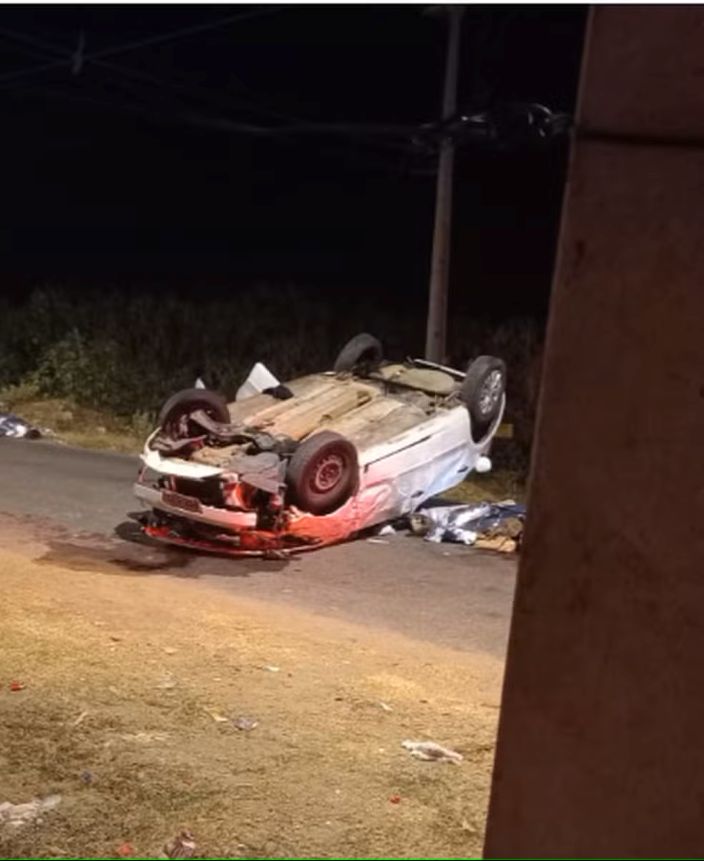 Duas mulheres morrem em capotamento de carro no bairro Jatobá em Petrolina