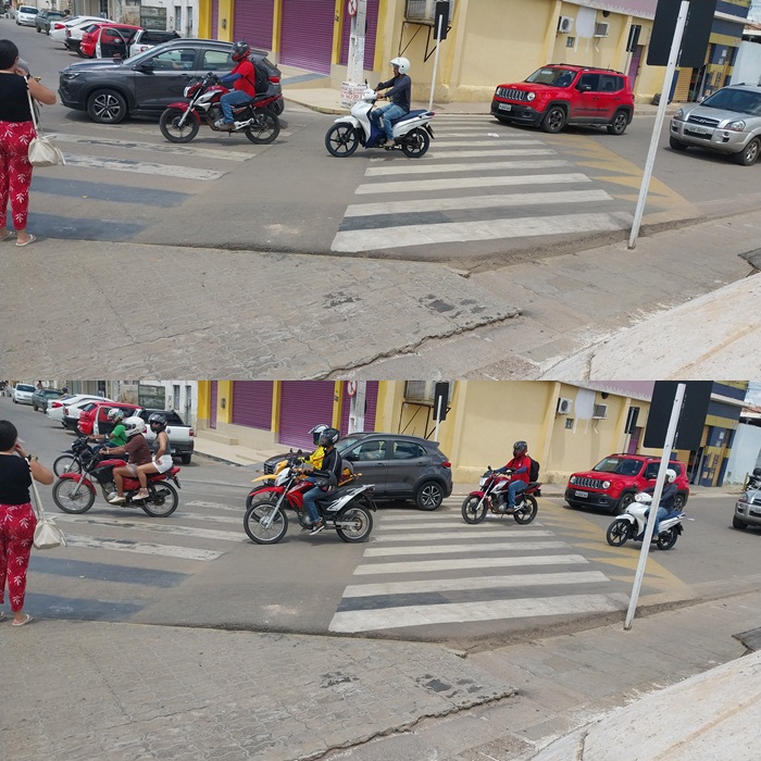 Leitor questiona faixa de pedestres ao lado de outra em área central de Juazeiro (BA)