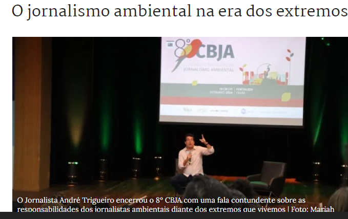  Congresso Brasileiro de Jornalismo Ambiental enfatiza importância das mídias sociais e meio ambiente