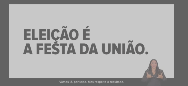 Campanha "Pela democracia" pede espírito de união e respeito a quem pensa diferente nas eleições municipais