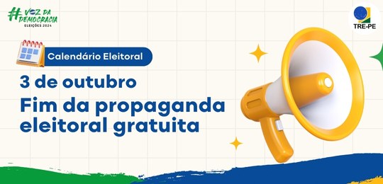 Eleições 2024: último dia para propaganda eleitoral gratuita e comícios