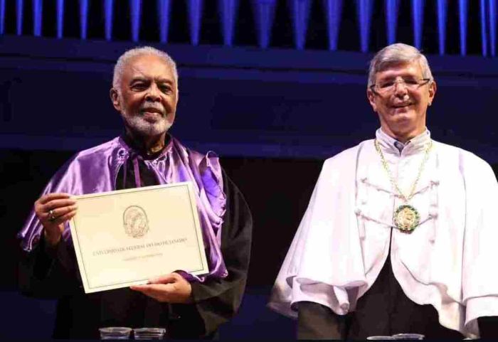 Tempo Rei: Gilberto Gil recebe título de doutor honoris causa da UFRJ