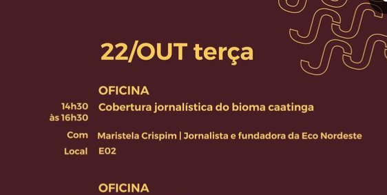 Bioma Caatinga é tema da VIII Semana de Jornalismo 