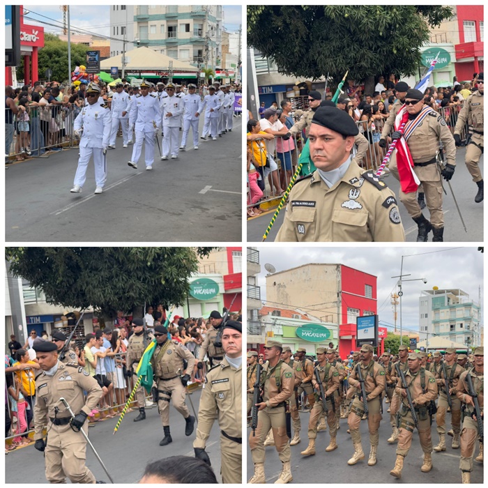 Forças Armadas iniciam o desfile do Dia 07 de Setembro em Juazeiro