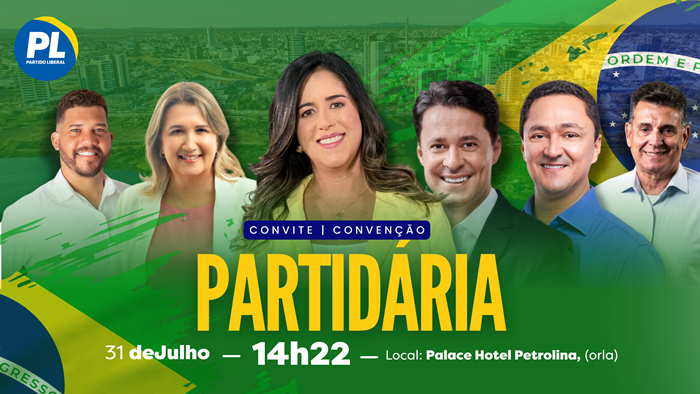 PL realizará convenções nesta quarta-feira para formalizar candidatura de Lara Cavalcanti à Prefeitura de Petrolina