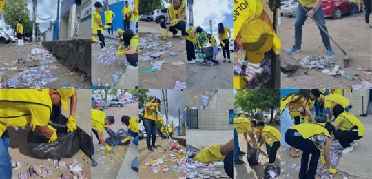 Faculdade realiza ação de conscientização ambiental após as eleições