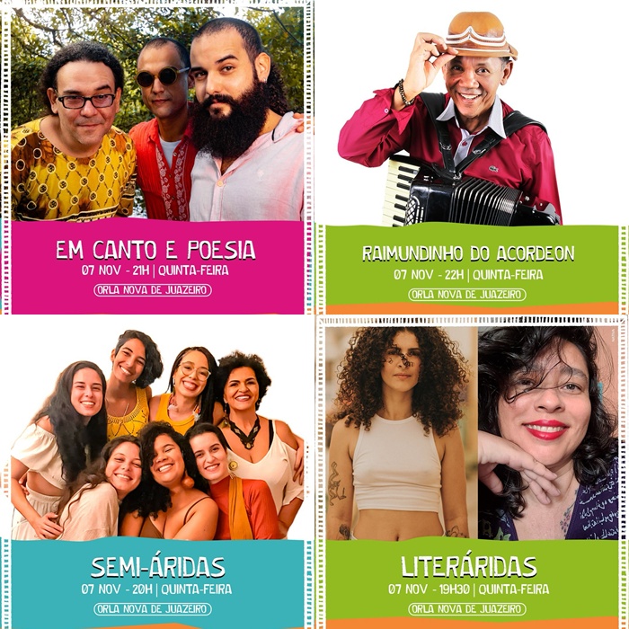 Usina Cultural do Vale do São Francisco: confira as atrações da quinta (7), com música, literatura e fotografia